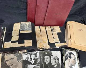 UM390Sir Cedric Hardwicke Archive Scrapbooks And Photos Of David Niven And Ruby Keeler 1920s1940s