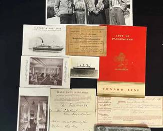 UM473Collectible Travel Receipts Photos Brochure