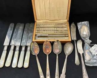 UM404Collection of Historic Silver Plate Items