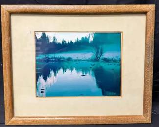 UM336Signed Vintage Valley View 1975 Photograph