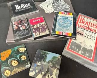 UM394Vintage Beetles Memorabilia Cards, Cassettes, CDs, 8 Track And More
