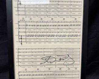 UM309Signed Battleship Concert Score USS Missouri Composed Autographed By Steve Jablonsky
