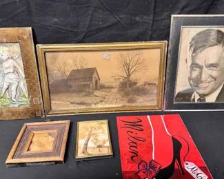 UM475Vintage Art Folk Art, Will Rogers, Milan Fashion, Cherub Ceramic Art