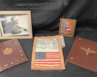 UM486Vintage American Home Office Decor