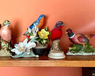 Porcelain birds