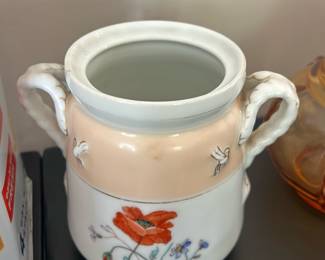 vintage porcelain sugar canister