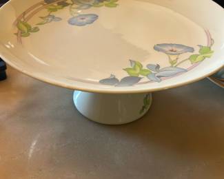 vintage Westbury pedestal cake stand