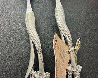 vintage Sheffield England Salad Serving Set