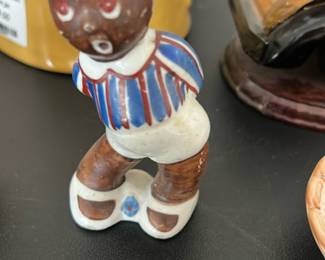 vintage, hand-painted ceramic figurine
