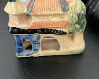 vintage ceramic Japanese-style pagoda ornament