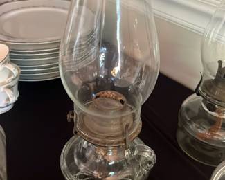 vintage kerosene lamp