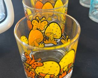 vintage 1970s Libbey drinking glasses