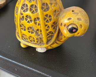 vintage ceramic turtle figurine