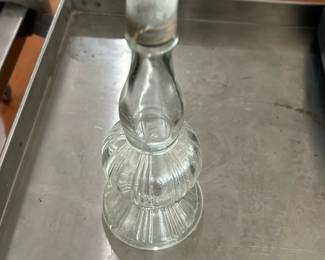 vintage glass perfume or bottle