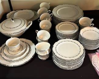 vintage fine china dinnerware set