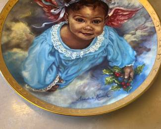 "Angel of Joy" collector plate from the Little Angel Plate Collection