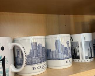 Starbucks travel mugs