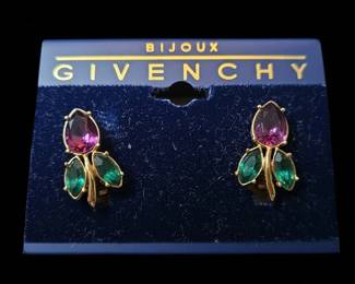 Givenchy Bijoux Floral ClipOn Earrings