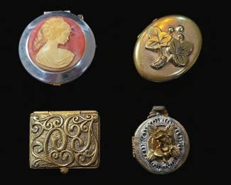 Vintage Vanity Compact and Locket Collection