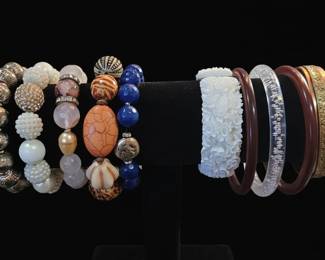 Assorted Vintage Costume Bracelets Collection