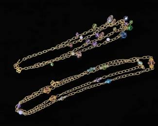 Betsey Johnson MultiStrand Charm Necklace