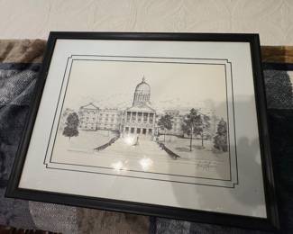 Drawing of Georgia capitol