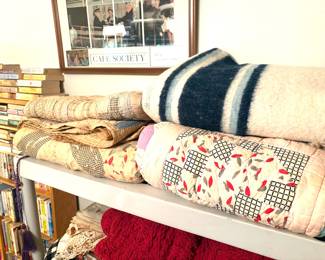 Vintage quilts and afghans