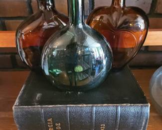 Vintage apothecary style bottles