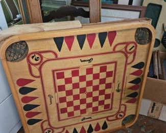 Vintage Carrom game board