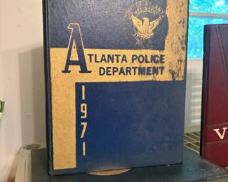 Atlanta Police Dept 1971 yearbook