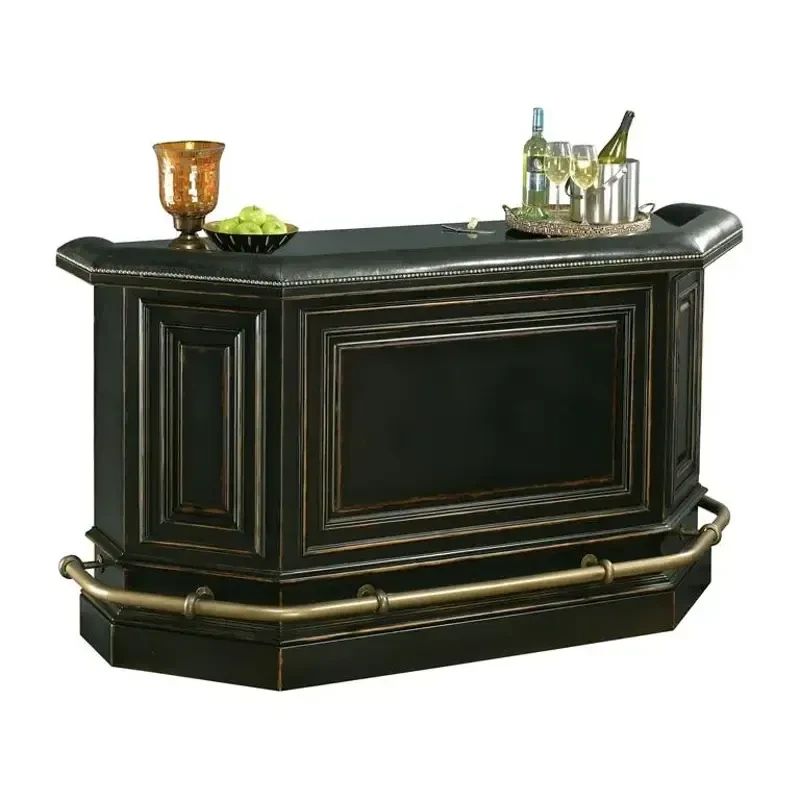 Howard Miller Northport Bar MarbleTopped Wooden Bar with Metal Hardware and Plenty of Storage