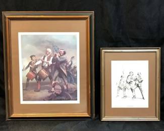 Wellington Collection Patriotic Prints By Archibald Willard