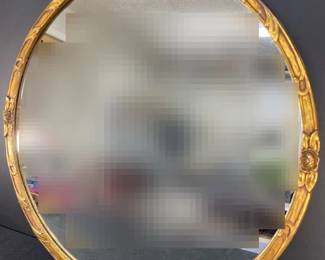 Vintage Gold Toned Mirror
