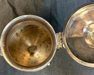 Vintage Silverplated Tea and Coffee Service Set Rococostyle scrolling motif