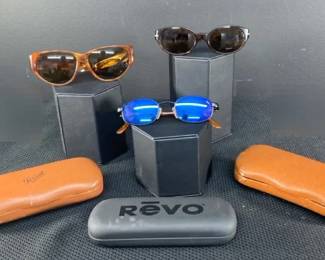 Vintage Vuarnet Tortoise Shell Sunglasses, REVI Mirror Wire, Persol Cases And More