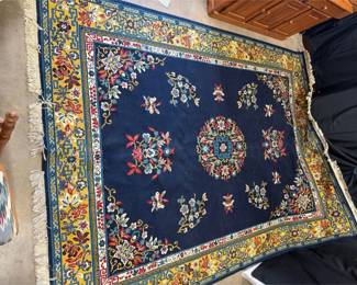 Beauliieu Of America 82 X 114 Polypropylene Area Rug With Floral Motif And Center Medallion