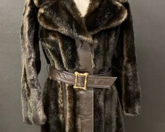 Tissavel French Simulation Fur Coat