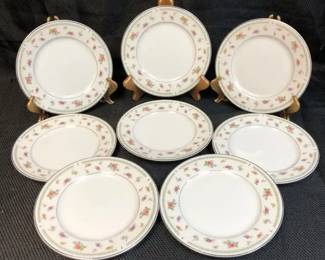 Abington Fine Porcelain China Set Of 8 Salad Dessert Plates