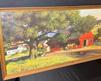The Village Smithy Print Hy Walter Brightwell Jr.