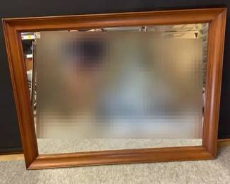 Very Heavy Wood Mirror 47wx35H