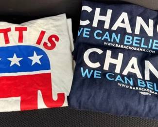 Mitt Romney And Barack Obama Tee Shirts
