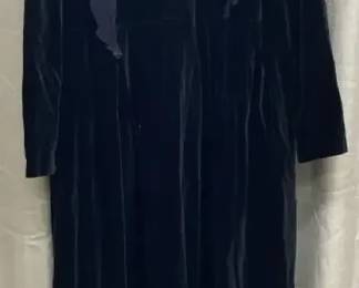 Laura Ashley Size 12 Dress Velvet Feel To Touch From Shoulder To Bottom Edge 58 L