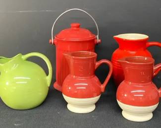 Le Creuset Red Pitcher, Emile Henry Pitchers And More