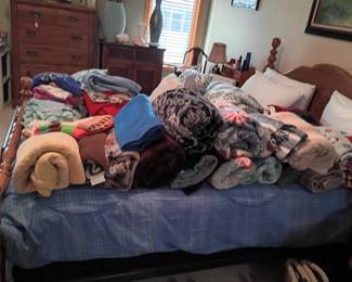 Throws , pajamas and more