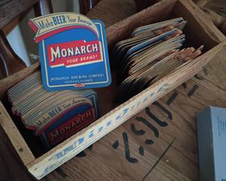 Beer Advertising coasters