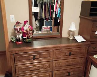 Dresser with mirror