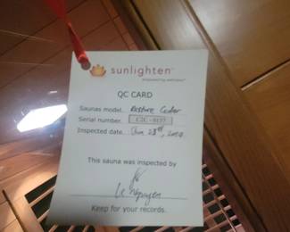 Sunlighten 2 person infrared sauna