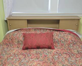 MID CENTURY MODERN MCM CAVALIER CORP. BLOND MAHOGANY FULL BED