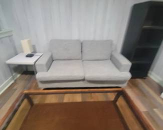 GRAY LOVESEAT