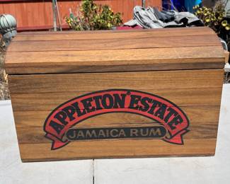 Appleton Estate Jamaica Rum wooden pirate chest 